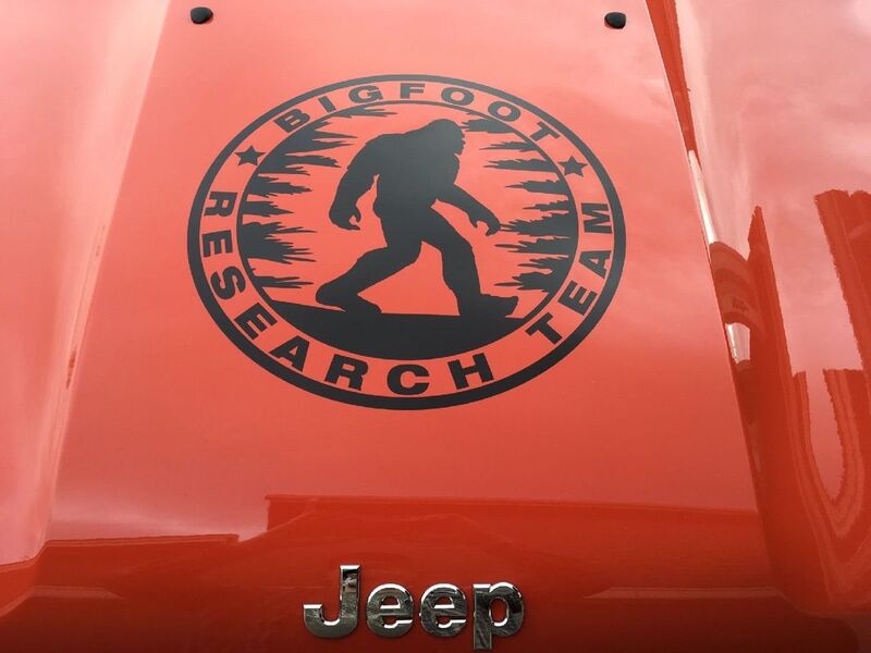 Bigfoot Renegade Hood Decal Vehicle Graphic Racine Kenosha Wisconsin