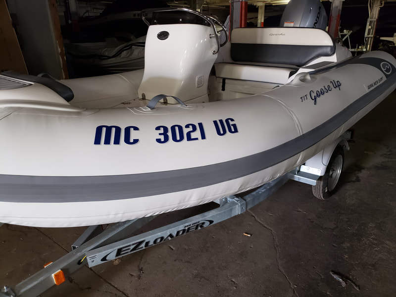 Inflatable Boat Name Racine Wisconsin Walker Bay