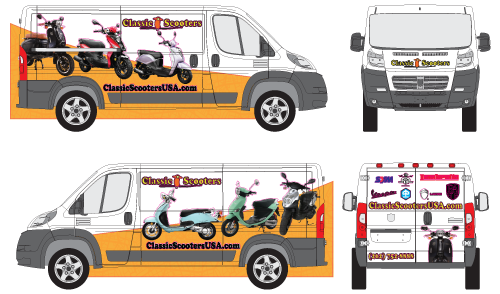 Ram Promaster Business Graphics Decal Wrap
