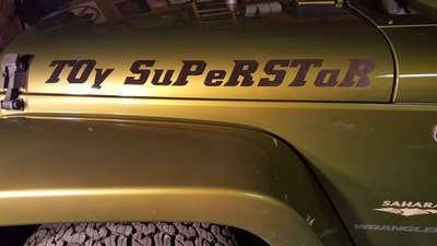 Jeep Wrangler Side Decal Graphic Toy Superstar Reflective