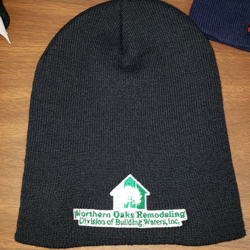Embroidered Knit Winter Hat Embroidery Custom Racine Wisconsin