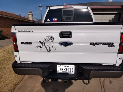 American Flag Raptor Rear Tailgate Decal F-150 Ford