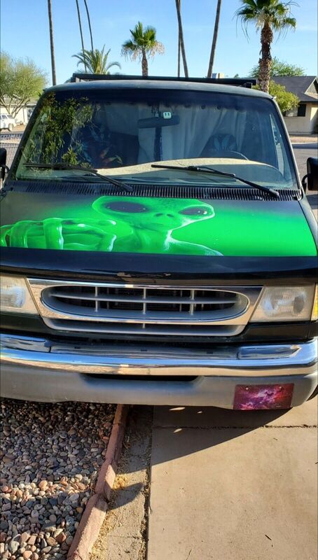 Alien Green Hood Wrap Vehicle Graphic Vinyl Decal Van Racine Kenosha Wisconsin