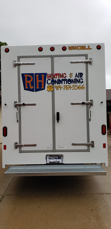Box Truck Commerical Vehicle Graphics Vinyl Decals Racine Kenosha Wisconsin (2)