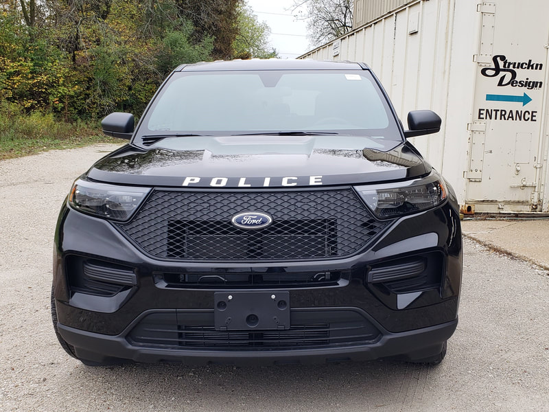 Caledonia Police Department Vehicle Graphics Reflective Wrap Kit Racine Kenosha Wisconsin