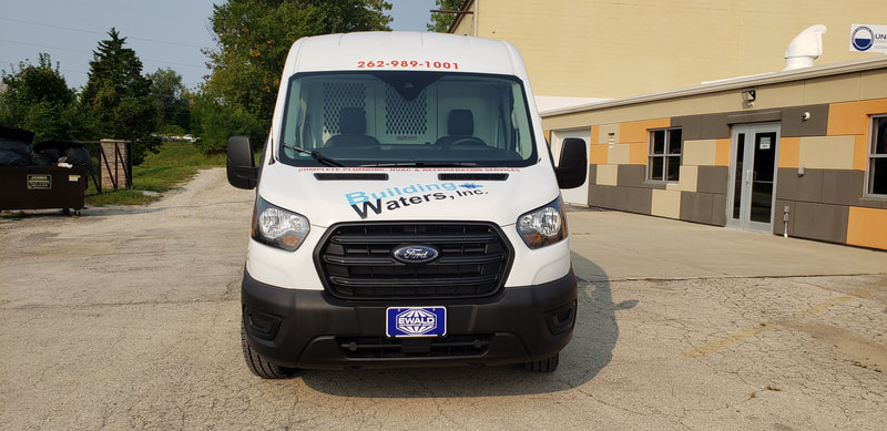 Commercial Business Vehicle Graphics Vinyl Decals Van Ford Transit Racine Kenosha Wisconsin Econoline