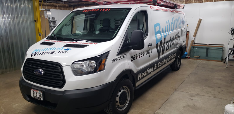Commercial Heating and Cooling Vehicle Graphics Business Lettering Racine Kenosha Wisconsin (1)