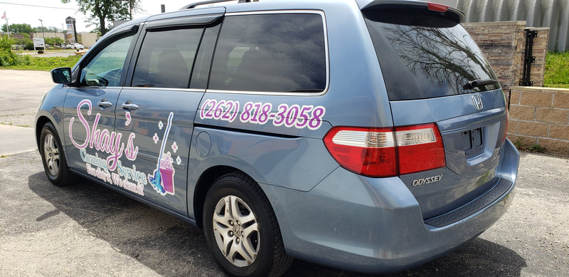 Commercial Van Graphics Decal Wrap Vehicle Business Kenosha Racine Wisconsin Cleaning (1)