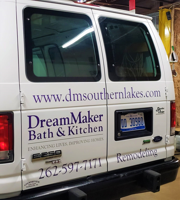 Commercial Van Graphics Decal Wrap Vehicle Business Racine Wisconsin Remodeling (4)