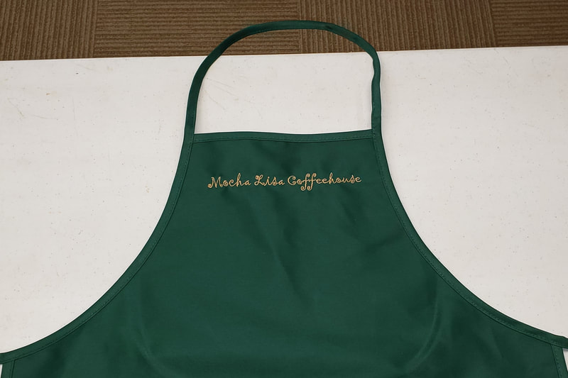 Custom Embroidered Embroidery Aprons Racine Wisconsin