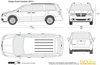 Dodge Grand Caravan Graphic Template