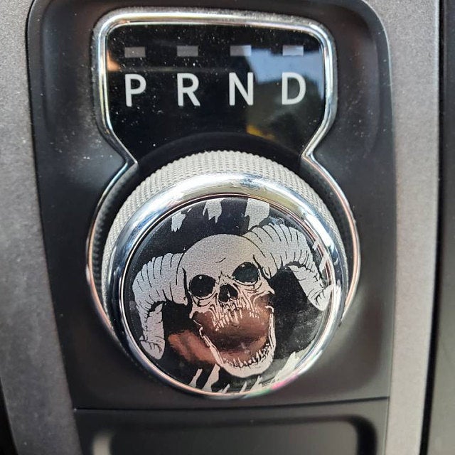 Dodge Ram Chrysler 300 Shift Knob Decal Sticker Racine Kenosha Wisconsin