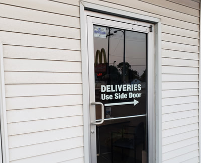 Retail Outdoor Window Decals Sign Clings Racine Kenosha Milwaukee Wisconsin 