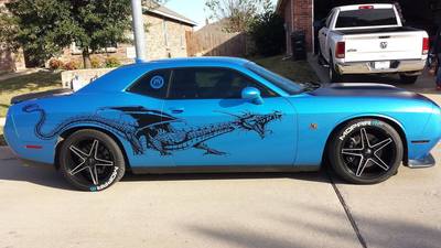 Dragon Dodge Challenger Decal Side Graphic