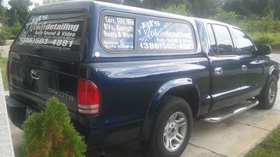 Pick Up Truck Window Lettering Commercial Business Decal Graphics Sturtevant Wisconsin