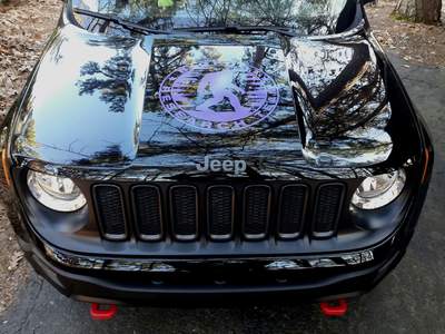 Big Foot Jeep Renegade Hood Decal