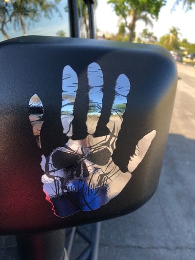 Hand Skull Jeep Wave Side Mirror