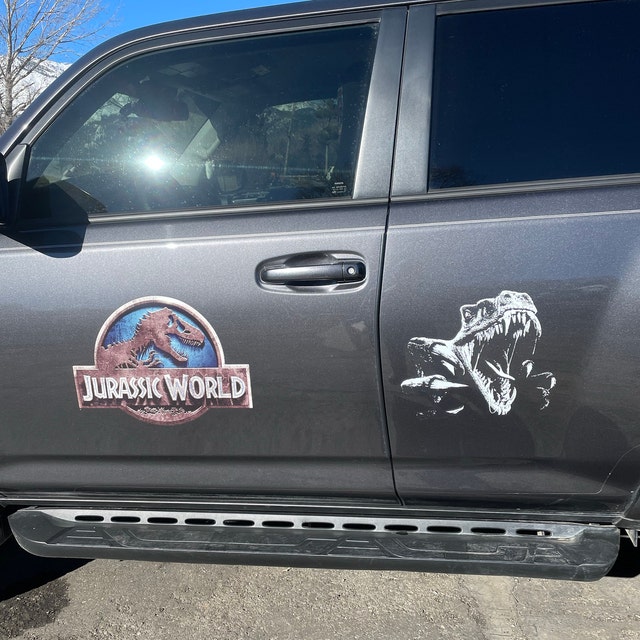 Raptor Jurassic World Decal Graphics Racine Kenosha Wisconsin