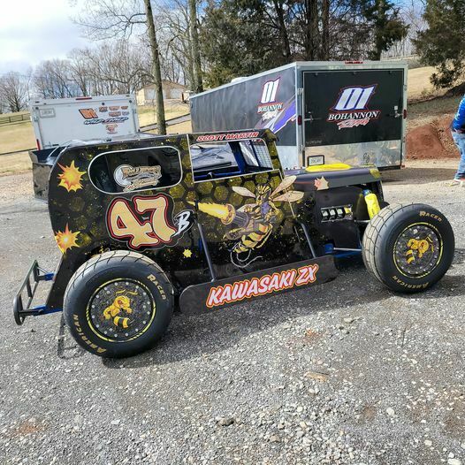 Rat Rod Honeycomb Bee Decal Vehicle Graphic Wrap Race Car Racine Kenosha Wisconsin