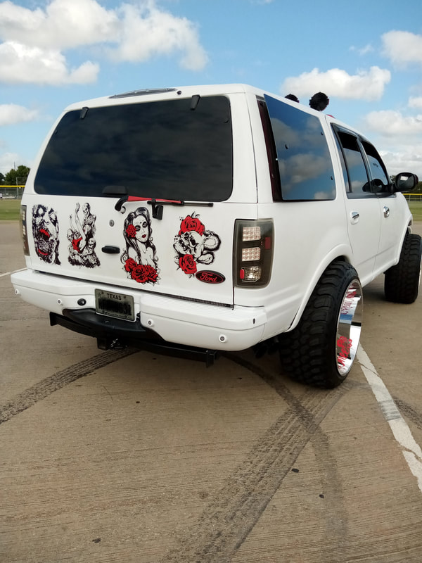Snake Skull Devil Reaper Demon Window Bed SUV Hood Door Graphic Vinyl Decal Truck Car Van Pickup Sticker Tailgate